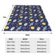 thumbnail image 3 of Balery Astronaut Corgi Manta de Felpa Suave y Acogedora – Cobija de Franela Aterciopelada para Cama, Lavable y Cálida para Sofá, Mascotas, Transpirable-60"x50", 3 of 7