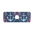 thumbnail image 7 of Yayeee Faucet Mat for Kitchen Sink 14.7" Diatomite Long Splash Guard Pad, Light Blue Anchor, 7 of 7