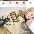 thumbnail image 3 of ARISTURING Modern Vintage French Queen Bee Throw Blanket Warm Ultra-Soft Micro Blanket for Bed Couch Living Room（Kids, 3 of 6