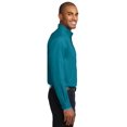 thumbnail image 3 of Port Authority S608 Mens Long Sleeve Easy Care Shirt X-Large Tall Teal Green, 3 of 6
