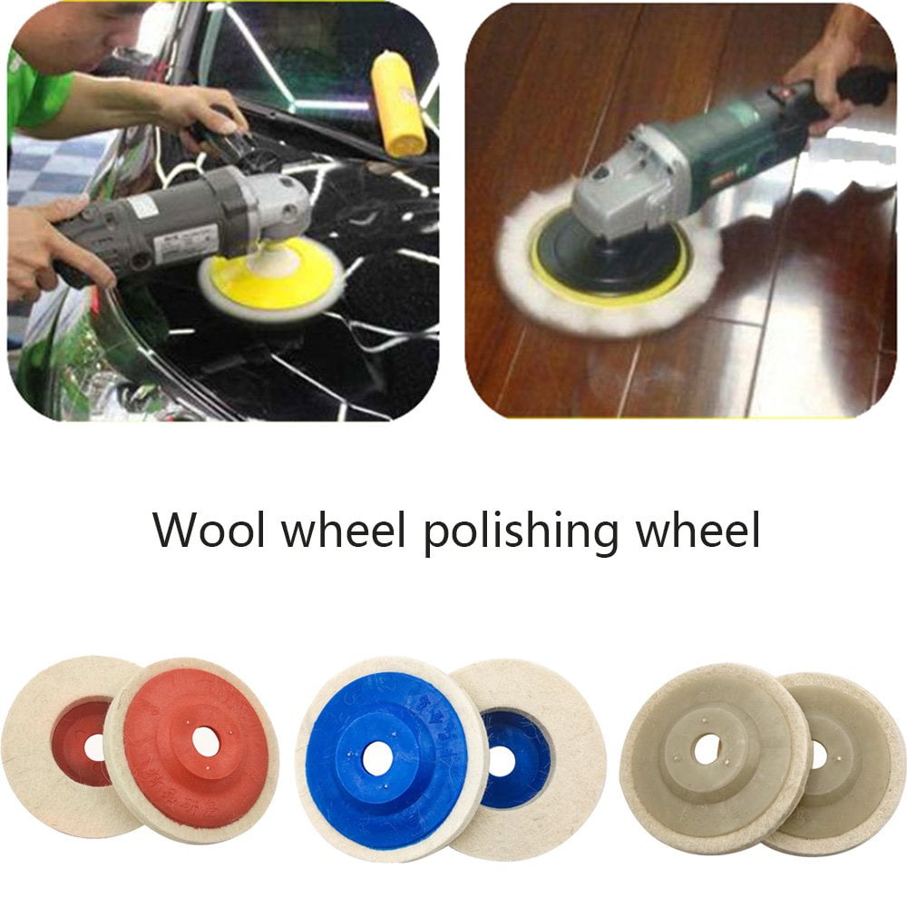 Wool Felt Polishing Pad Buffing Wheels Polish Pad Random Orbital Sander