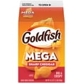 thumbnail image 6 of Goldfish Mega Bites Sharp Cheddar Cheese Crackers, 24.3 oz Carton, 6 of 11