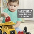 thumbnail image 3 of MEGA BLOKS Cat Building Toy Blocks Lil Dump Truck (7 Pieces) Fisher-Price For Toddler, 3 of 6