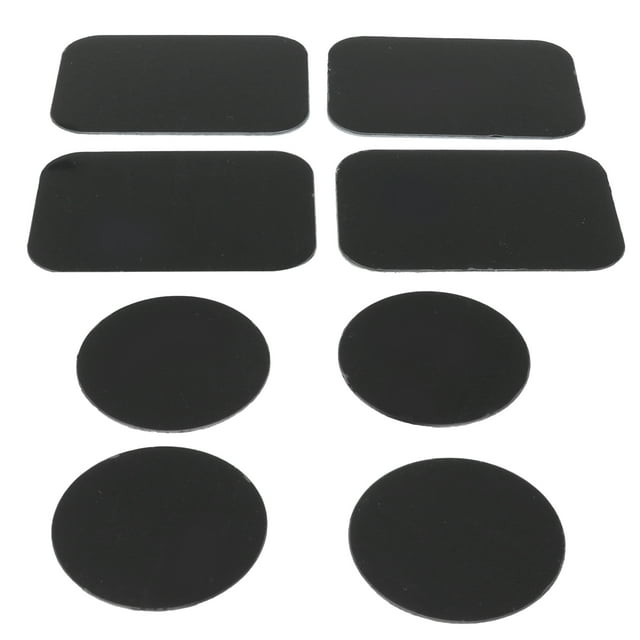 Adhesive Magnet Sticker,8PCS Metal Plates Self Metal Plates Sticker Phone Holder Plate Performance Driven