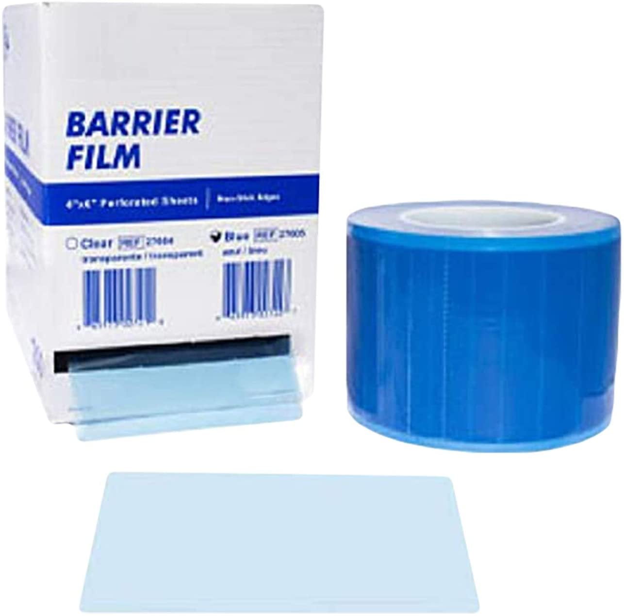 Adhesive Barrier Film 4" x 6". Pack of 14400 Clear Disposable Tapes