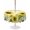 Yellow, variant on Outdoor Tablecloth with Umbrella Hole for Patio/Picnic/Party/Camping, Sunflowers Waterproof Table Cloth Rectangle Table Cover Washable, Retro Spring Botanical Blossom Flowers Bees (52"x 70")