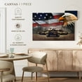 thumbnail image 5 of Elephant Stock In God We Trust Wall Art - Horizontal Canvas Wall Art - Living Room Wall Decor - Our America Canvas - Gray And Brown Decor - 12" x 8", 5 of 8