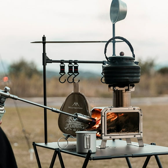 Outdoor stove,Stainless Steel Picnic Bbq Firewood Stoves Portable Stainless Huiop Outdoor Stoves Qisuo Outdoor Stove Outdoor Siuke