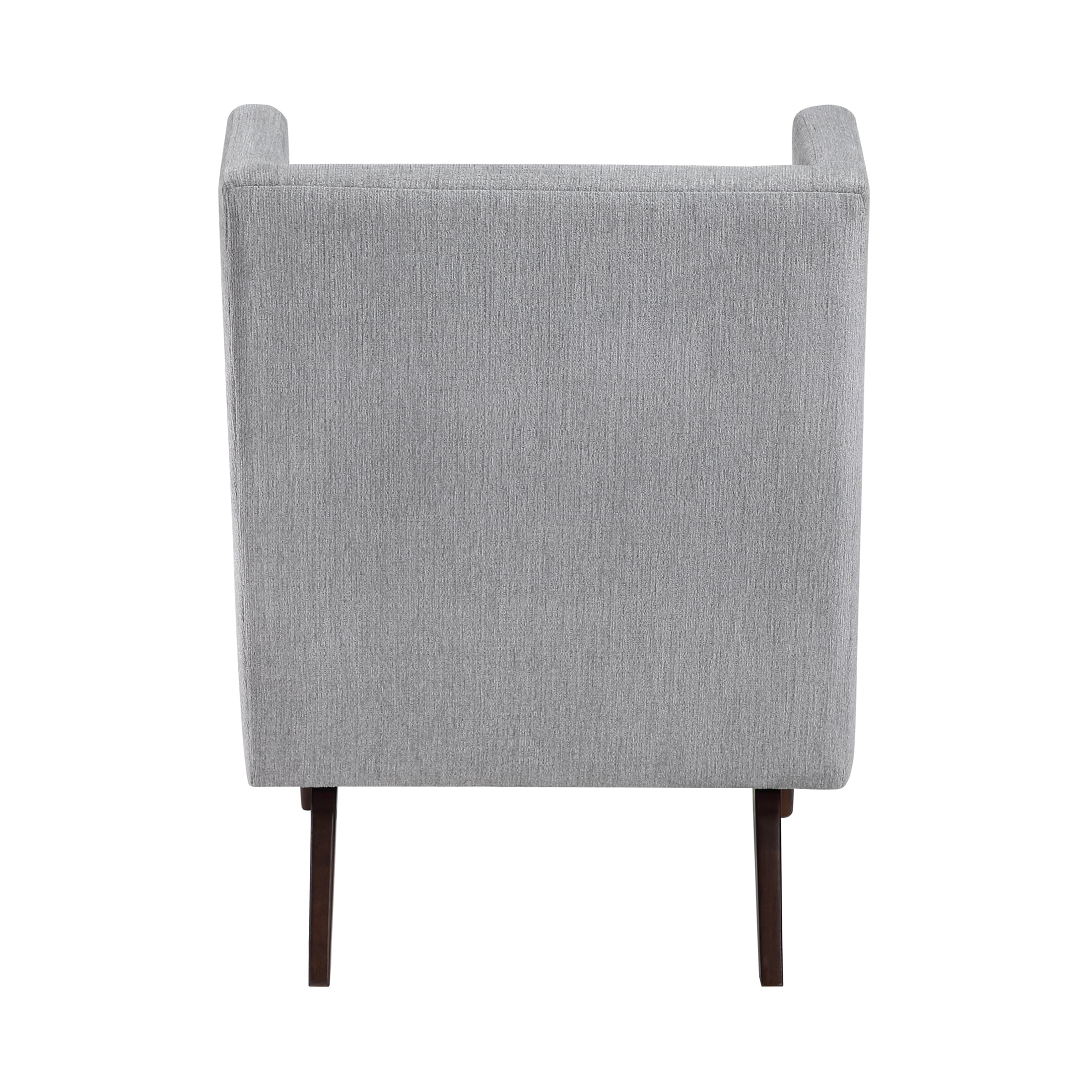 OakvillePark Hartmere Chenille Wingback Accent Chair, Gray