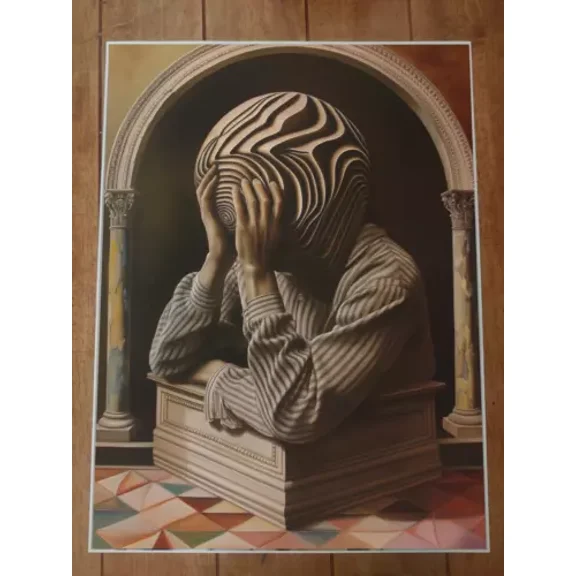 POSTER Optical Illusion Art Poster UNFRAMED, 12x18