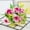 G, variant on Clearance Sale!Artificial Roses Flowers 5 Forks 8 Heads Silk Bouquet Faux Flower Wedding Bridal Bouquet Home Decoration Accessories