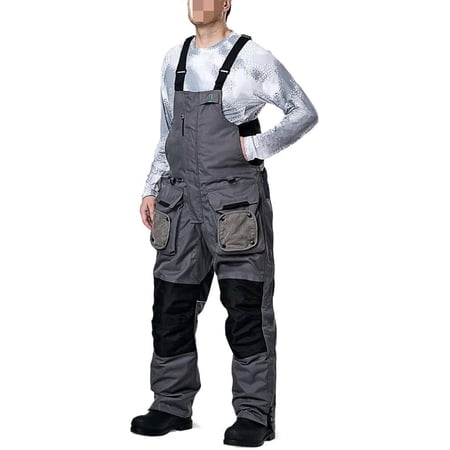 mens Hardwater Durable Windproof Water-resistant Outdoor Ice Fishing Bib With Sure Flote Flotation Technology$$Sport & Recreation Other