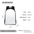 thumbnail image 2 of New Anime NEW PANTY AND STOCKING 3D Print Zipper Backpack Waist Bag Work Travel Backpack For Gift, 2 of 5
