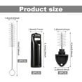 thumbnail image 2 of Beer Tap Plug Set, Including 10 Beer Tap Plug Brushes, 2 Beer Tap Dust Cap, 2 Long Cleaning Brush Beer Tap Stoppers Beer Faucet Brush Cleaner for Restaurant Home Party Bar, 2 of 6