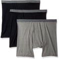 thumbnail image 5 of Fruit of the Loom Men's No Ride Up Traditional Fly Boxer Briefs, Assorted - 3XL, 6 Pack, 5 of 12