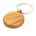 thumbnail image 2 of Llavero de madera con grabado láser Llavero de madera de haya Llavero de madera Regalo conmemorativo de graduación, 2 of 2
