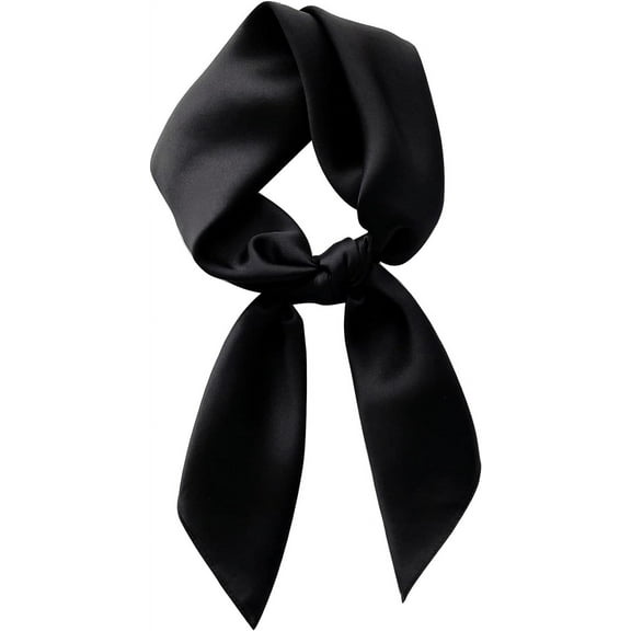 CAILDANL Solid Color Mulberry Silk Scarf 26" Square Scarf Neck Scarf Hair Head Breathable Lightweight for Women Gift Packed