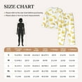 thumbnail image 4 of Pajama Sets for Women 2 Pcs, potato chips Button Down Long Sleeve Sleepwear Lounge PJ Sets, 4 of 6