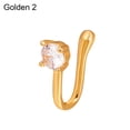 thumbnail image 2 of SmartBy Nose Cuffs Charming Trendy Non Piercing Easy to Wear Women Nose Rings Hoop for Party, 2 of 7