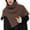 Coffee, variant on Prolriy Scarf for Women, Women's Solid Color Slit High Collar Shawl Knitted Scarf Warm Pullover Woolen Scarf Womens Scarf Army Green