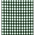 thumbnail image 3 of Checkered Panel Drape GINGHAM Buffalo POLYESTER PICNIC CHECKER Window Curtain", (Color:Hunter Green and White , Size: 59" W x 72" H), 3 of 3