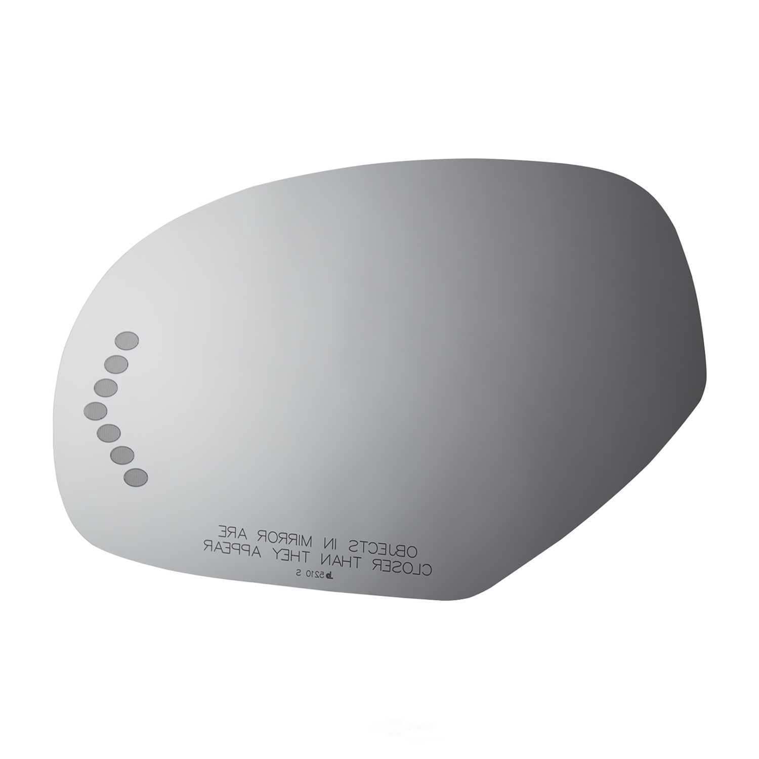 Burco Side View Mirror Replacement Glass - Clear Glass - 5210S