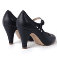 thumbnail image 4 of J. Adams Pixie Mary Jane Pumps - Retro Vintage High Heels - Comfortable Oxford Dress Shoes for Women with Ankle Strap, 4 of 7