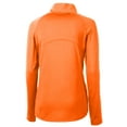 thumbnail image 3 of Women's Cutter & Buck Orange Illinois Fighting Illini Adapt Eco Knit Stretch Recycled Half-Zip Pullover Top, 3 of 3