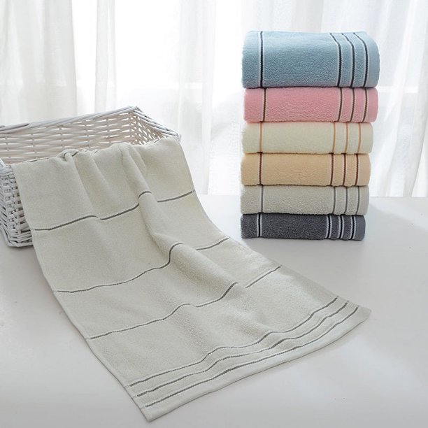 Zhuge Toallas de baño de algodón puro, 3 unidades, multiusos: para baño, fitness, ducha, deportes, etc., se adaptan a diversas situaciones sin esfuerzo. 70 x 34 cm (gris).