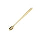 thumbnail image 1 of Inteprter Cuchara agitadora reutilizable de mango largo, cucharas de postre de miel, cucharaditas, herramienta para mezclar leche, varilla agitadora para Cocina y Comedor 15cm/Oro Inteprter HA079990-04, 1 of 6