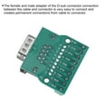 thumbnail image 4 of Uxcell 2pcs D-sub DB9 Connector Breakout Board 9 Pin 2 Row Female RS232 Serial Port Solderless Terminal Block Adapter, 4 of 7