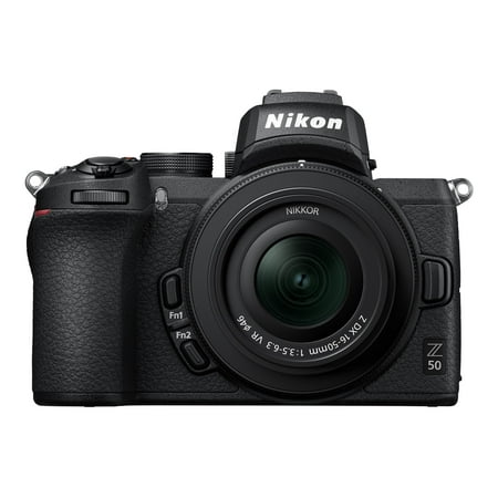 Nikon - Z50 Mirrorless 4K Video Camera with NIKKOR Z DX 16-50mm f/3.5-6.3 VR Lens - Black