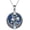 Mushroom, variant on Moonstone Necklace Sterling Silver Cross/Drgaon/Mushroom/Crescent Moon/Pentagram/Talisman Pendant Necklace Celtic Knot Jewelry Gifts for Women