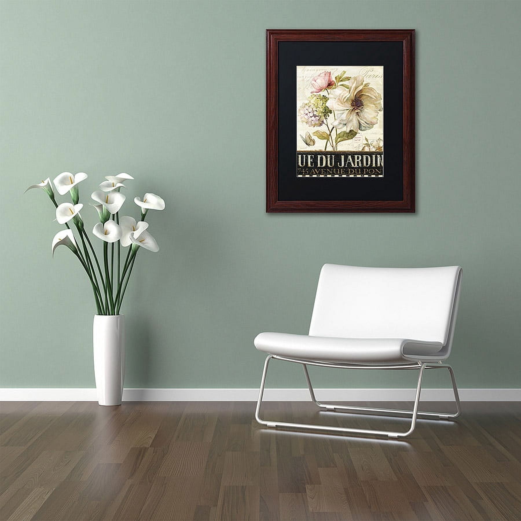Trademark Fine Art Floral Matted Framed Art ' Marche de Fleurs II ' by Lisa Audit