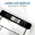 thumbnail image 3 of DMI Tempered Glass Digital Bathroom Scale with Large LCD Screen, Auto-on Activation, 440 LBS Weight Capacity, Clinically Accurate, FSA & HSA Eligible, 3 of 8