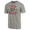 thumbnail image 2 of Men's Ash Florida Panthers Heritage Tri-Blend T-Shirt, 2 of 3