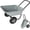 Gray-10“, variant on Kids Metal Wheelbarrow with Single Wheel,Children Garden Cart with Steel Tray and Non-Slip Handles, Sturdy Outdoor Yard Toy for Toddlers, Ideal for Sand, Leaves, and Soil (Red-Two-Wheel)