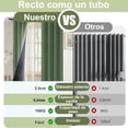 thumbnail image 3 of Barras de cortina Dobles Negro, Cortinero Doble Negro, Barra de Cortina doble para ventana, Tubo Cortina, Barras de cortina Ajustable Doble para casa, Armario, 3 of 4