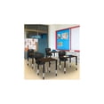 thumbnail image 3 of Regency 18.5 x 26 in Rectangle Height Adjustable Classroom School Desk- Neo Walnut, 3 of 8