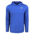 thumbnail image 2 of Men's Cutter & Buck Royal BYU Cougars Coastline Epic Comfort Eco Recycled Long Sleeve Hoodie T-Shirt, 2 of 3