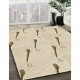 thumbnail image 3 of Ahgly Company Machine Washable Indoor Rectangle Transitional Moccasin Beige Area Rugs, 2' x 4', 3 of 7