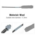 thumbnail image 4 of Tebru Wool Paintball Buffer, Paintball Squeegee,Wool Paintball Barrel Single Swab Squeegee Buffer Cleaning Accessories, 4 of 8