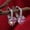 #2, variant on Gorgeous 925 Silver Drop Earrings for Women Pink Cubic Jewelry A Pair/set-Pink Sapphire
