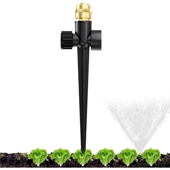 Rotatable Spike Lawn Watering Sprinkler for Garden Irrigation