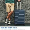 thumbnail image 2 of Maleta de equipaje Coolife Carry on Hardside PC+ABS de 20 pulgadas, 2 of 7