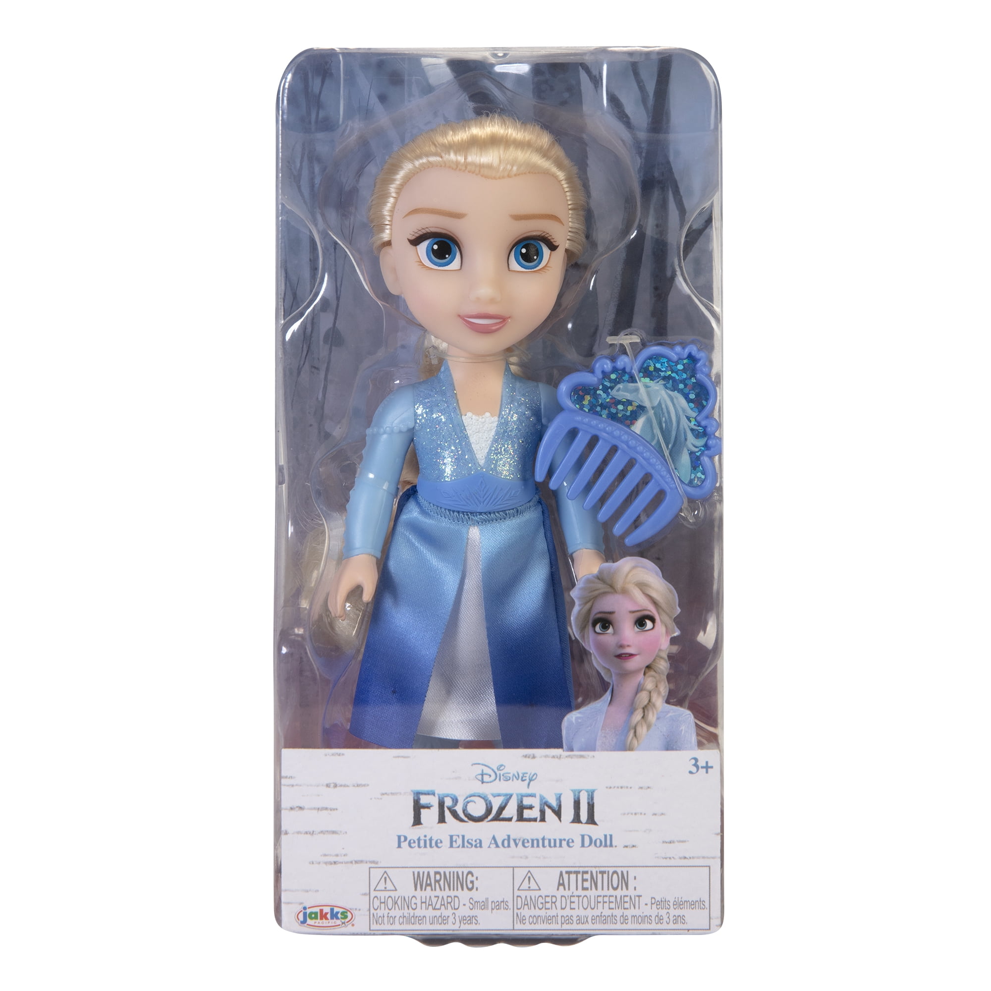 Pair Of Shoes & Comb Gift For Kid's Disney Frozen Petite Elsa Doll With Outfit 