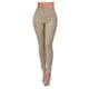 thumbnail image 1 of Vaqueros rectos de cintura alta para mujer - Color liso, tejido de poliéster, estilo informal/sexy, tallas S-XXL con detalles de cintura/cadera/longitud, 1 of 2