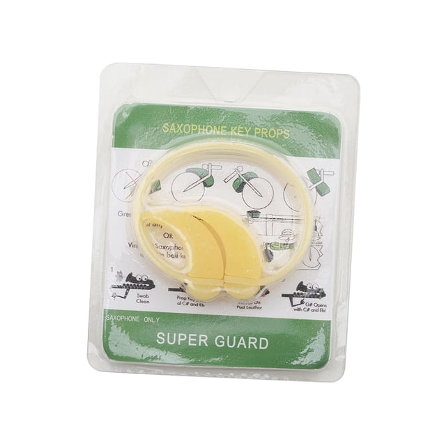 Accesorios para llaves de saxofón CUTICAT Protector de almohadilla de silicona para saxofón Amarillo