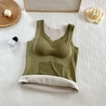 thumbnail image 6 of QASIEATN Sweatshirt for Graceful Ladies Fashion, Sleeveless Bra Thermal Undershirts with Lace Winter V Neck Thermal Tank Top Warm Thermal Underwear Vests, Womens Fall Tops, 6 of 9