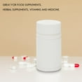 thumbnail image 2 of Plastic Empty Medicine Bottles Pill Tablet Container Holder 3pcs White, 2 of 7